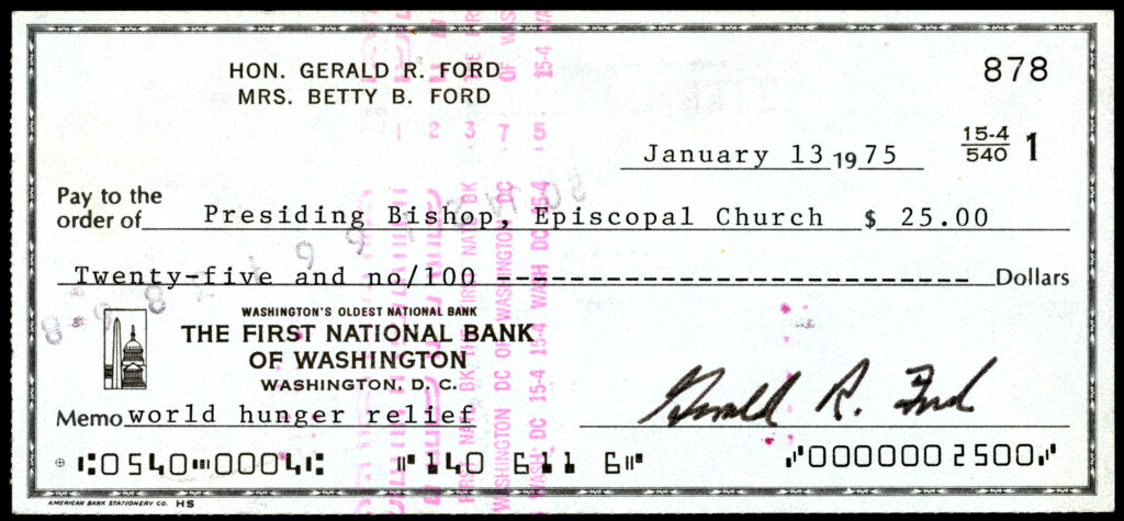 How to write a check with no cents